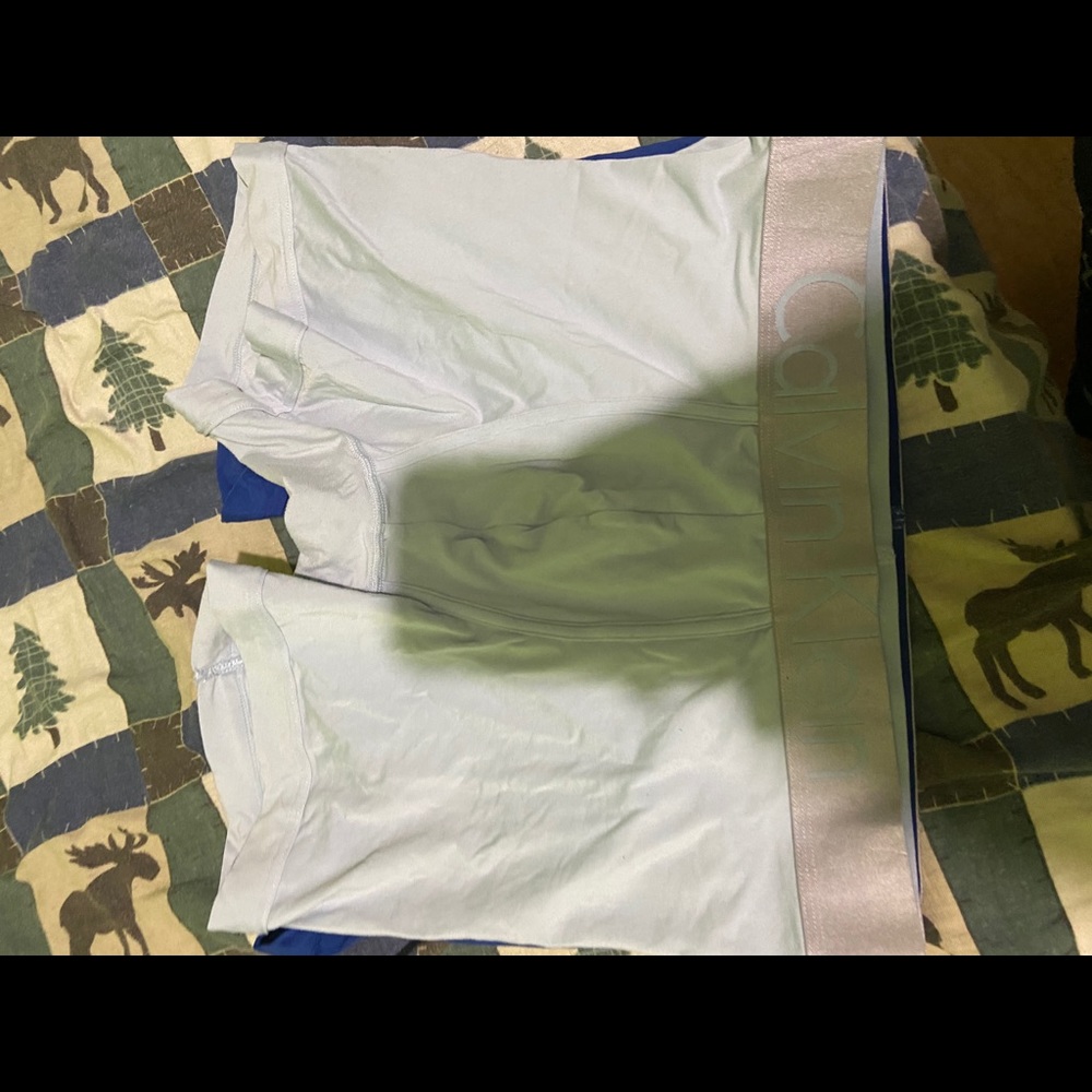 Light blue men’s boxers
